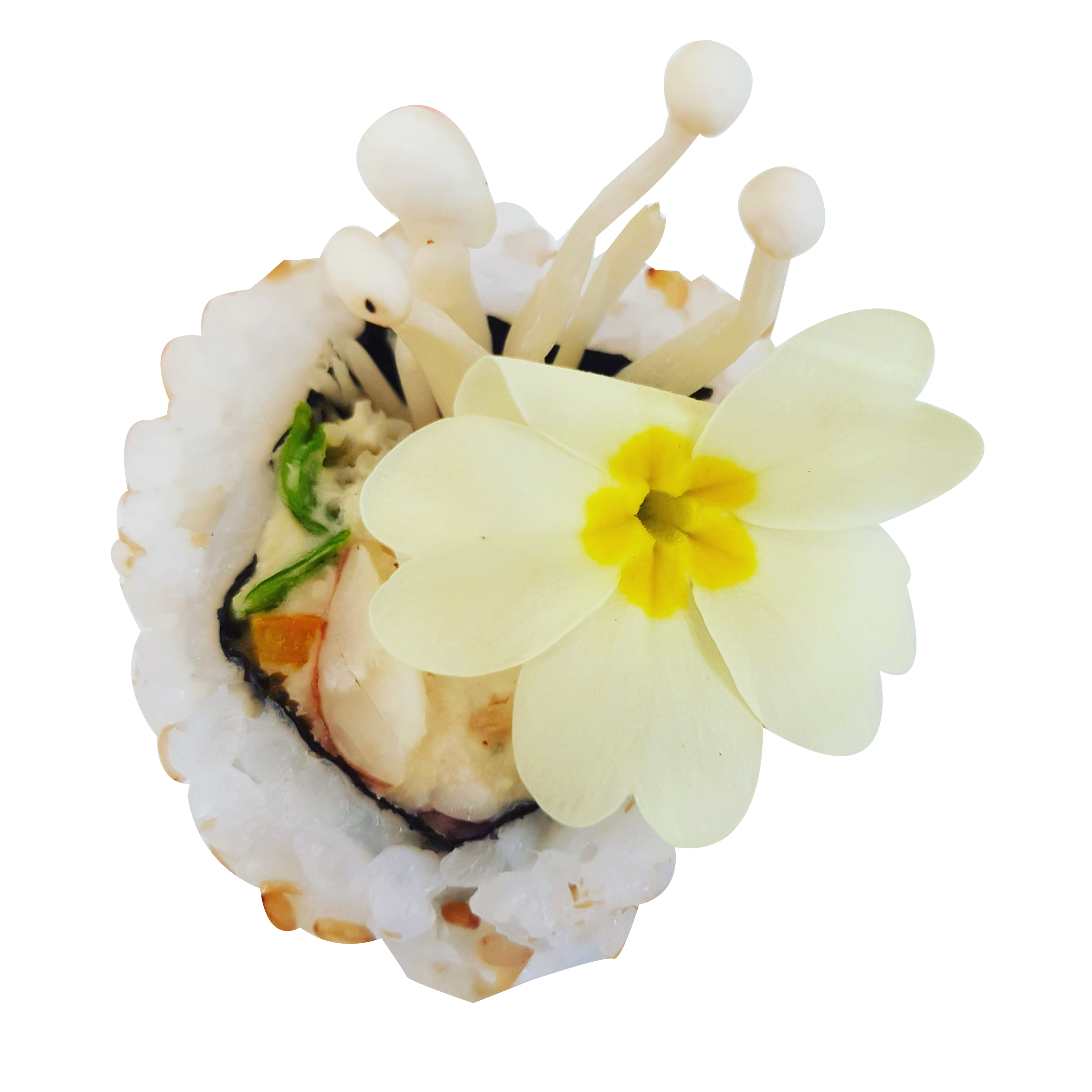 flower sushi YUZU VEGE ARTISAN SUSHIS flower