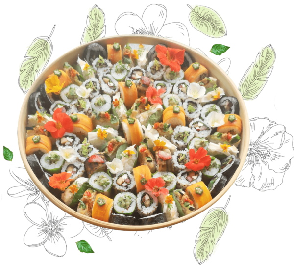 plateau de sushis frais sur mesure