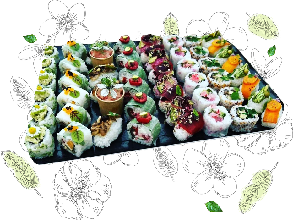 plateau de sushis frais sur mesure