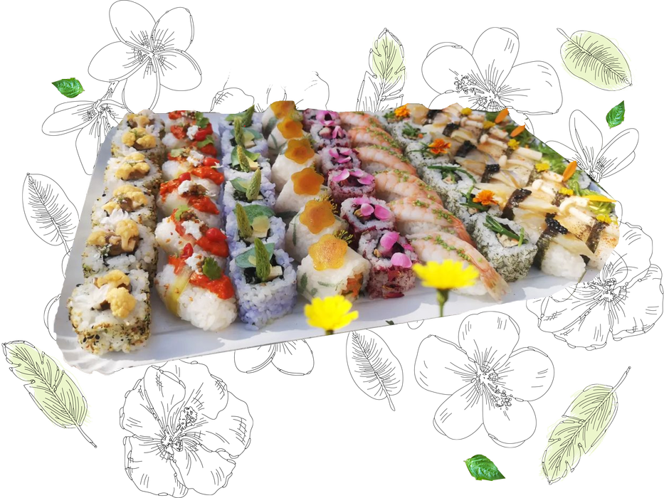 plateau de sushis frais sur mesure